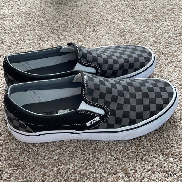 Vans Other - Vans Slip-Ons, Mens size 10, Black/Dark Grey